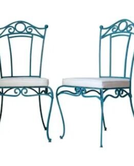 METAL GREEN GARDEN CHAIR