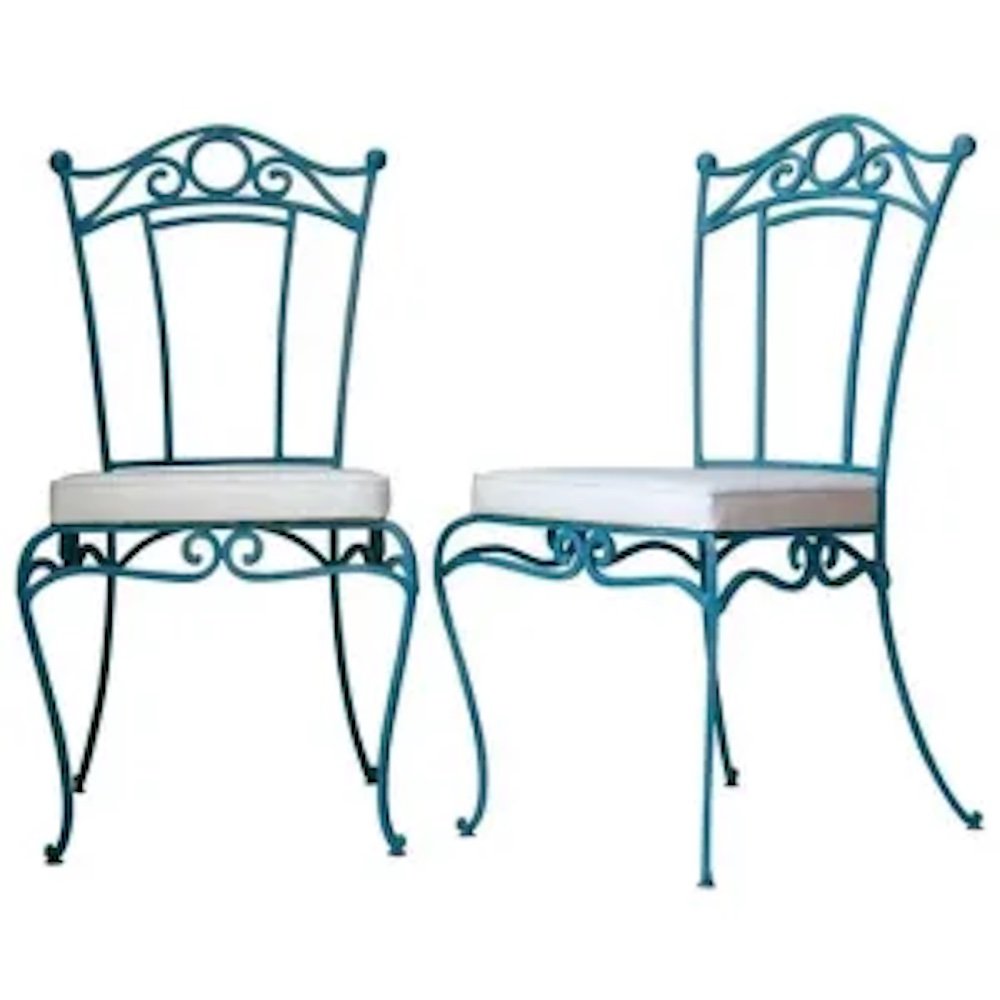 METAL GREEN GARDEN CHAIR