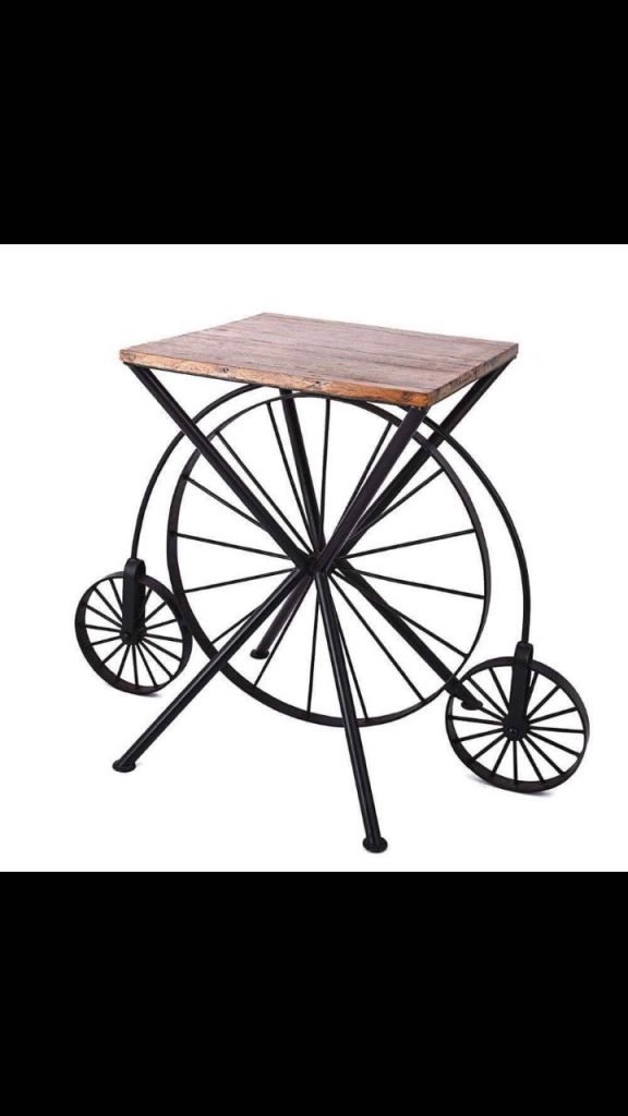 Cycle style restaurant table