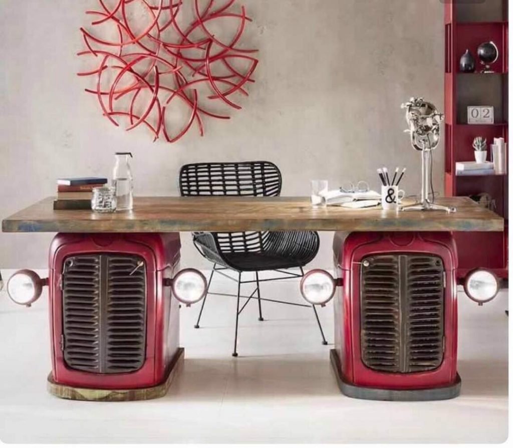 Farm Tractor Industrial Bar Style Table SKTB022