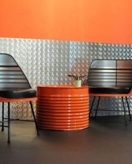 Iron Drum Chair
