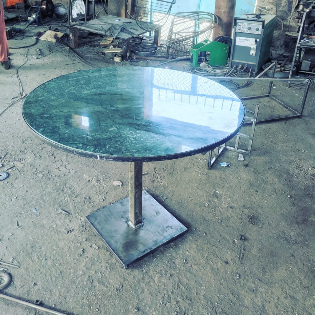 Round Marble Top restaurant Table