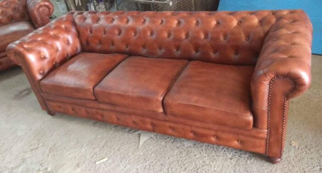 Three seater leather sofa 3 seater