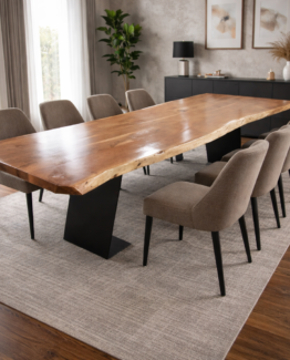 Live edge dining table