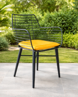 metal outdoor cafe chair