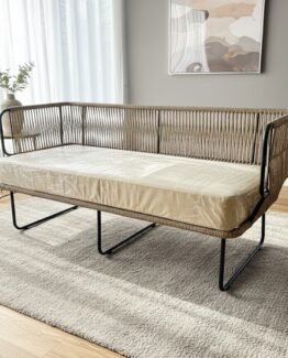 OUTDOOR THREE SEATER GARDEN  SOFA
