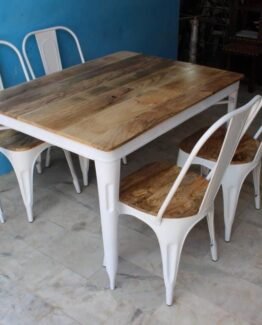 TOLIX CHAIR WOOD TOP