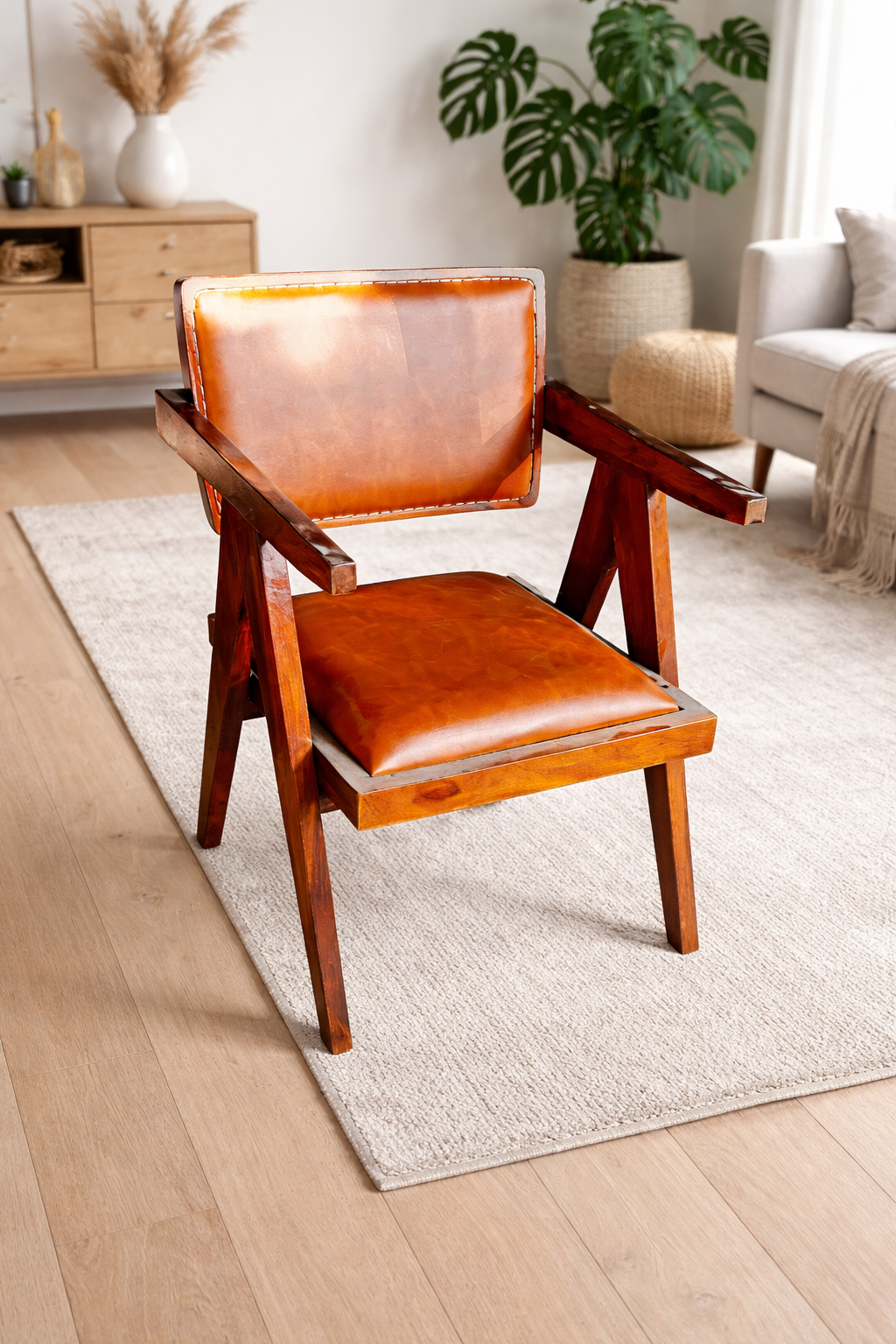 chandighar wooden chair